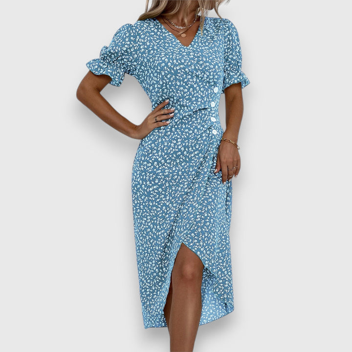 Tessina – Elegant Floral Dress Clara Monroe