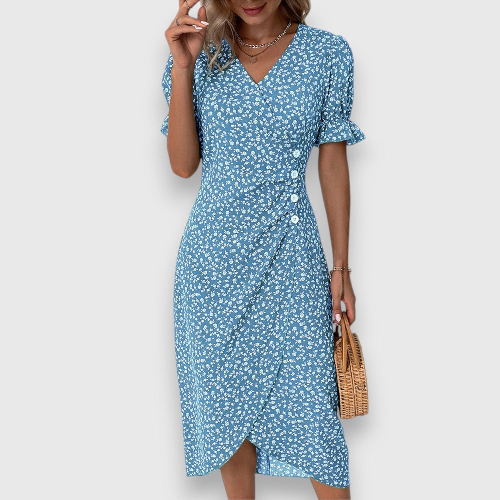 Tessina – Elegant Floral Dress Clara Monroe