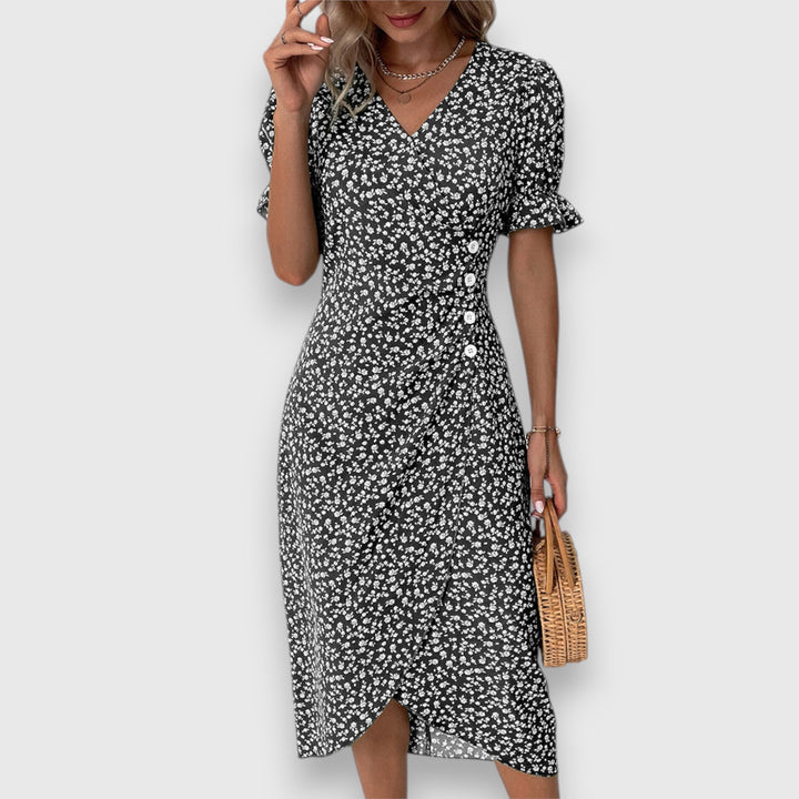 Tessina – Elegant Floral Dress Clara Monroe