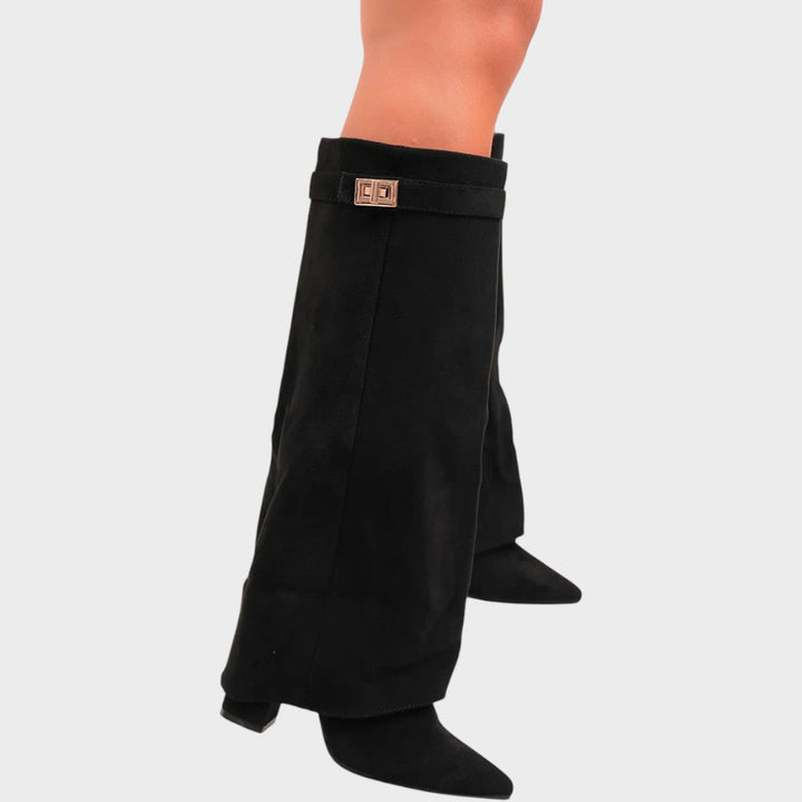 Lunara | High-Cut Suede Boots Clara Monroe