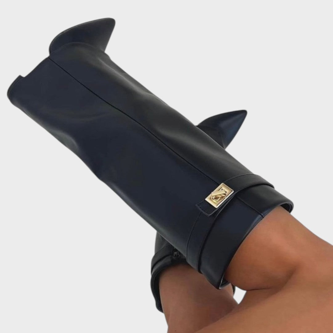 Luna | High Leather Boots Clara Monroe