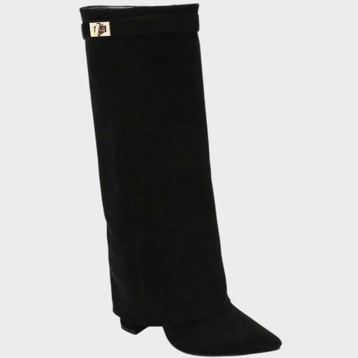 Lunara | High-Cut Suede Boots Clara Monroe