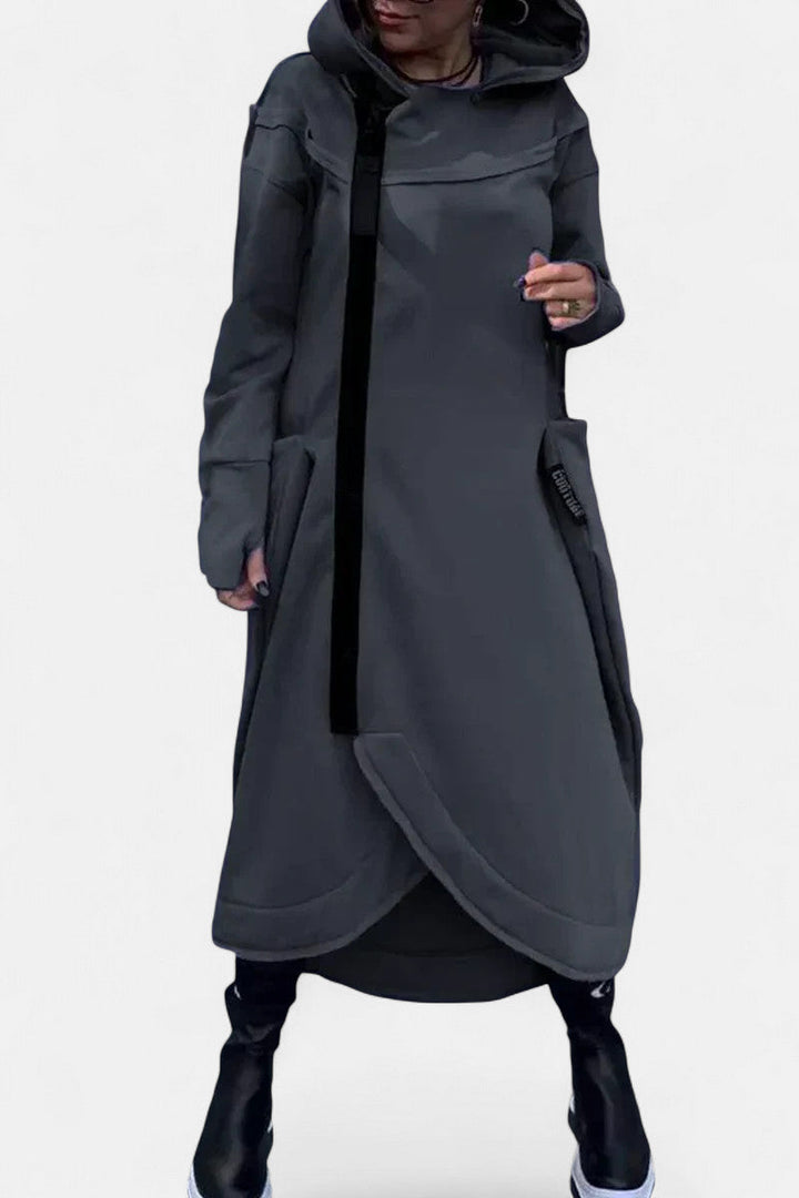 MANA | LONG HOODIE WITH ZIPPER