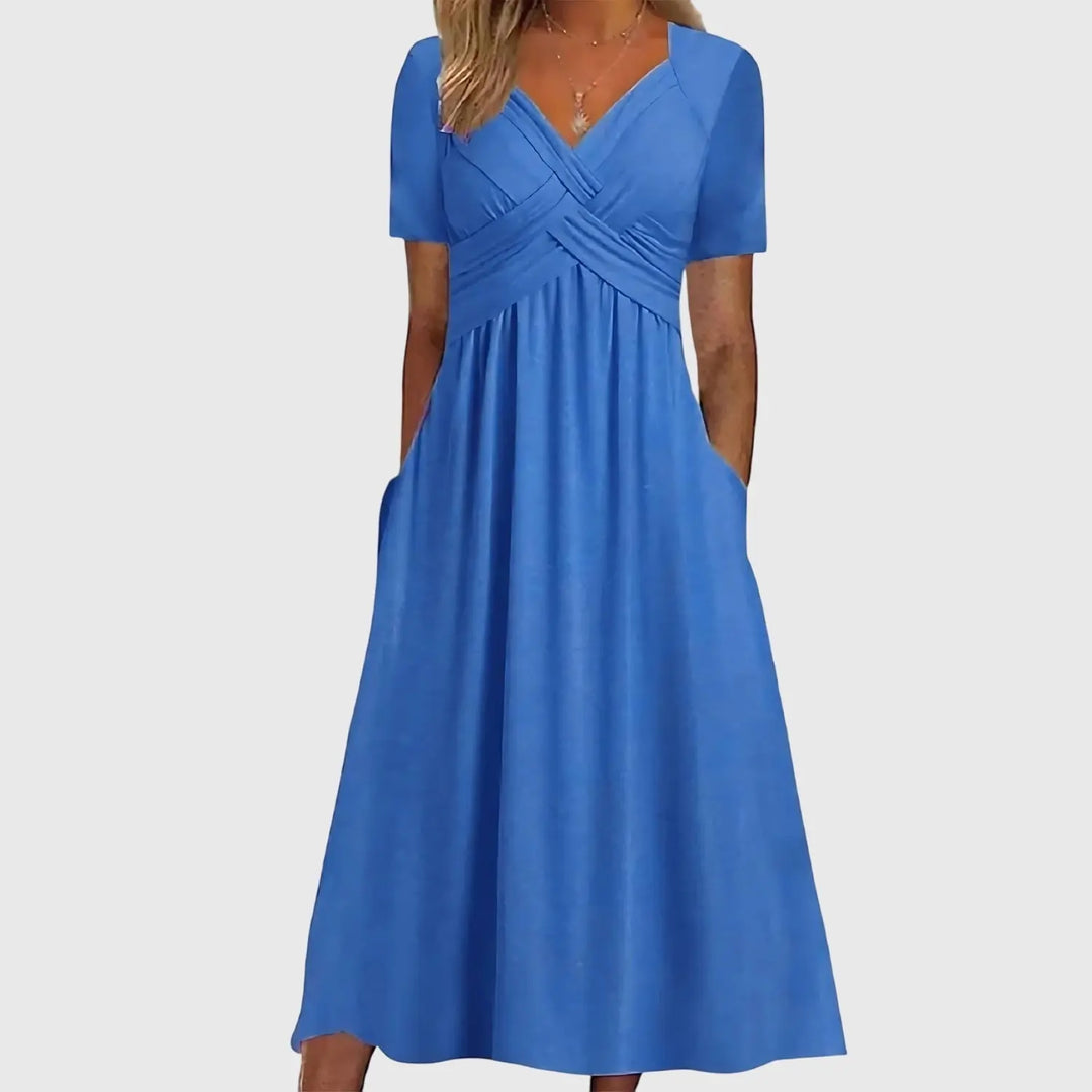 Viola™ | Midi Dress with Tummy Control Clara Monroe