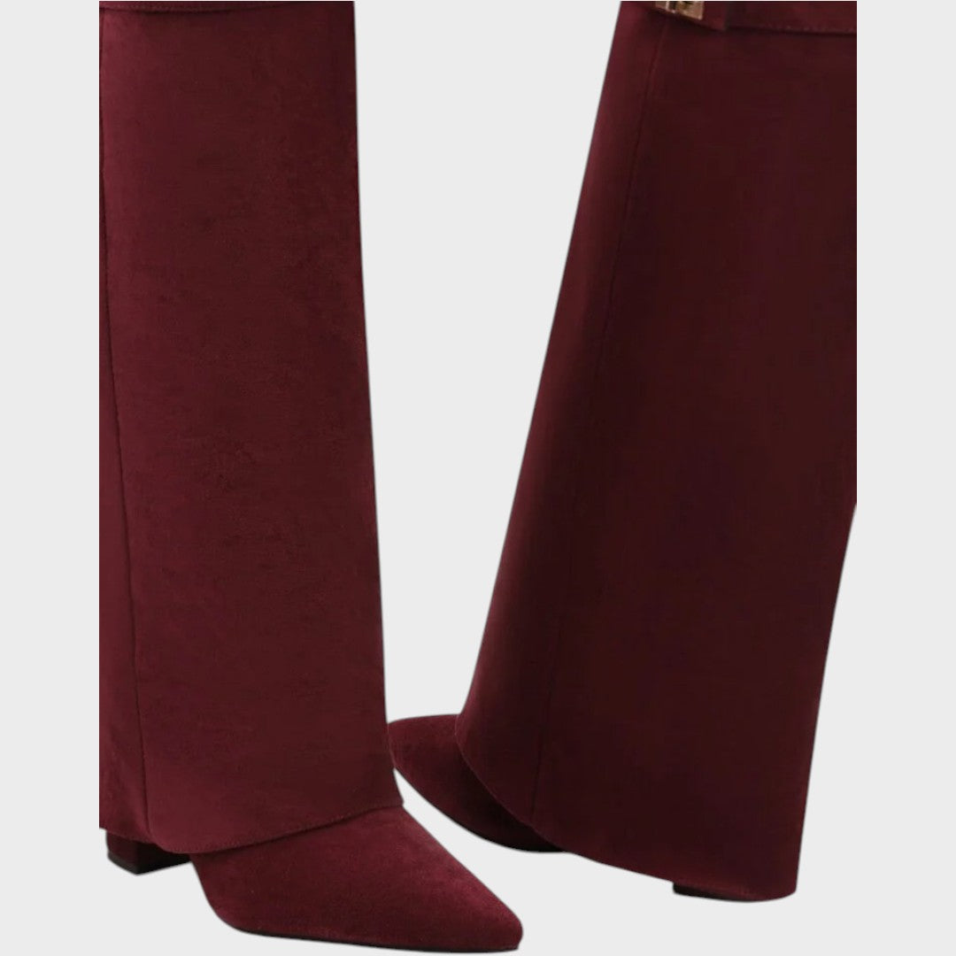 Lunara | High-Cut Suede Boots Clara Monroe