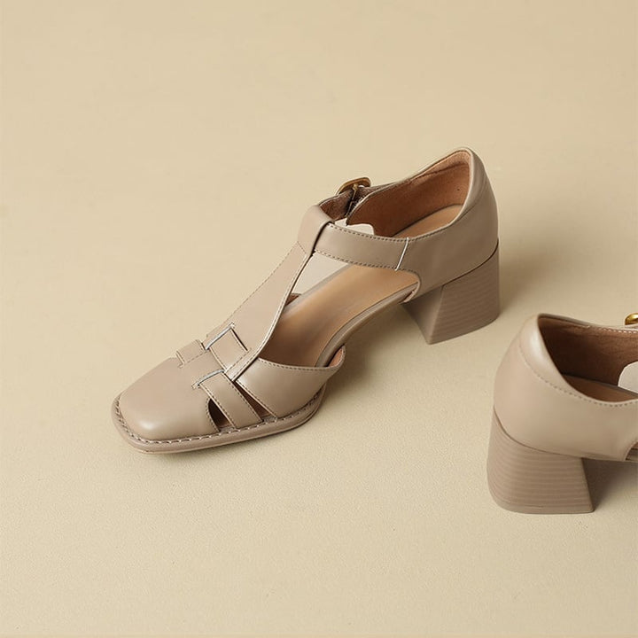 Anna | Square Toe Sandals