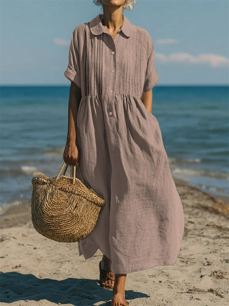 Alice | Cotton Button Shirt Dress Local Neighbours Sedona
