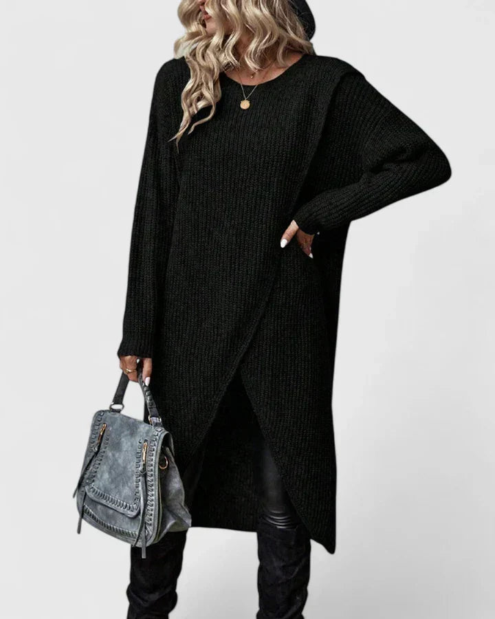 Zarymelle | Elegant Sweater Dress Clara Monroe