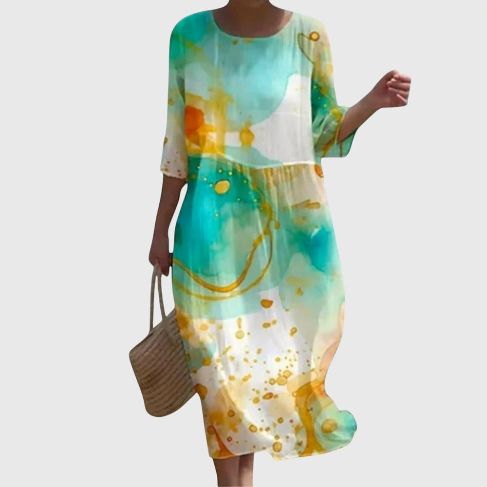 Hayley™ | Stylish Floral Maxi Dress Clara Monroe