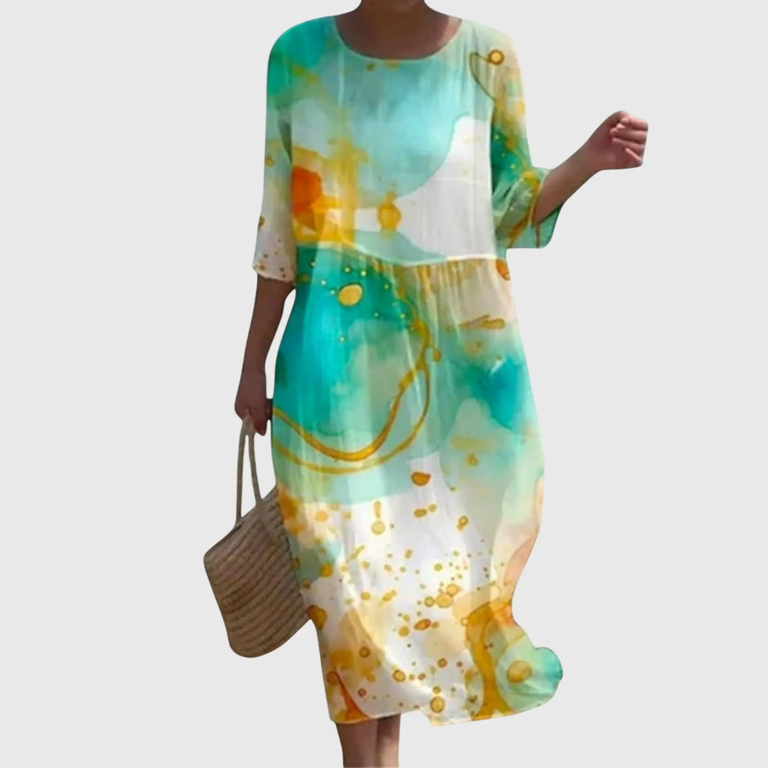 Hayley™ | Stylish Floral Maxi Dress Clara Monroe