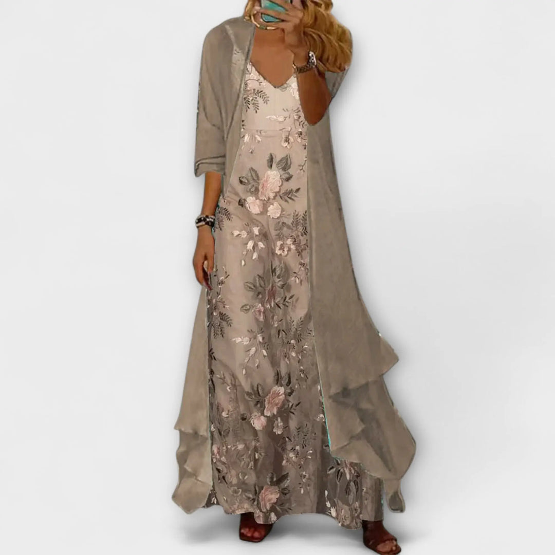 Bryleigh | Elegant Maxi Dress Two-Piece Set Clara Monroe