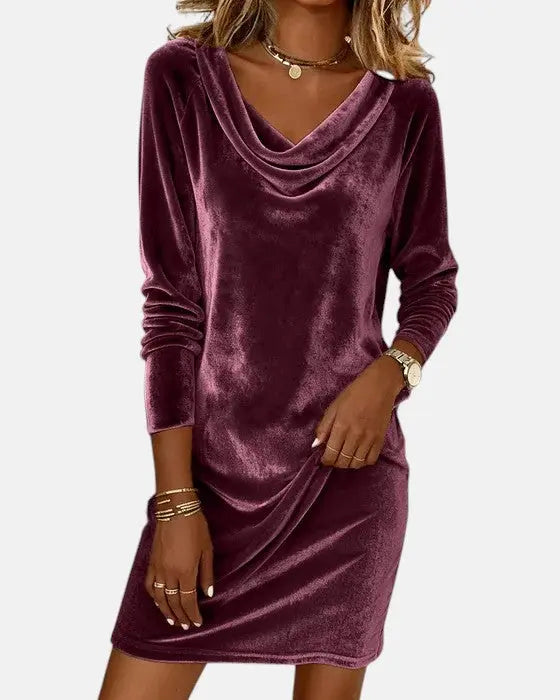 Celeste | Loose Fitting Velvet Dress Clara Monroe