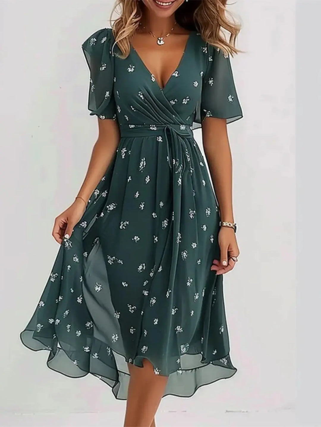 Matilda™ | Summer Dress With Belly Cover Clara Monroe