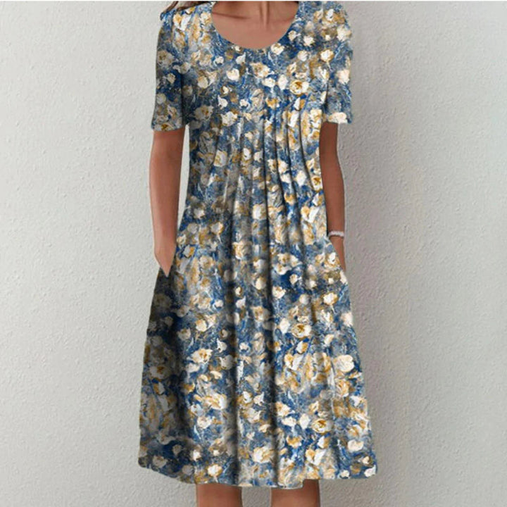 Andrea | Stylish and Casual Floral Dress with Pockets
