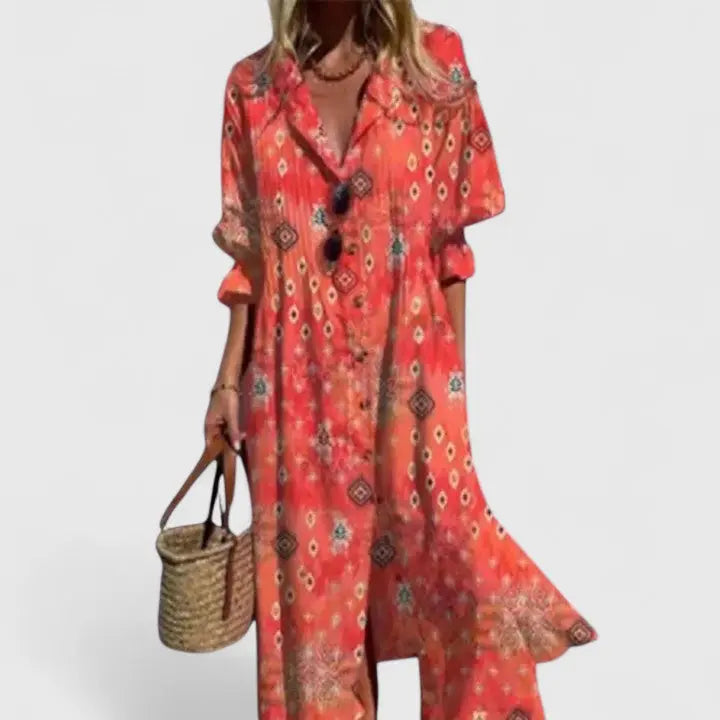 Paula | Elegant Boho Dress Clara Monroe