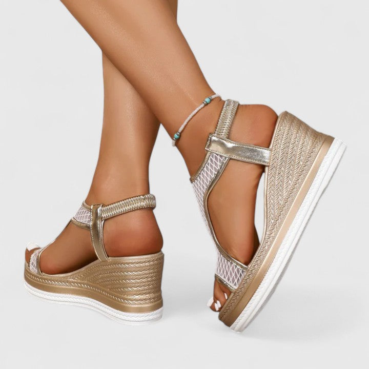 Jessica | Orthopedic Wedge Sandals Clara Monroe