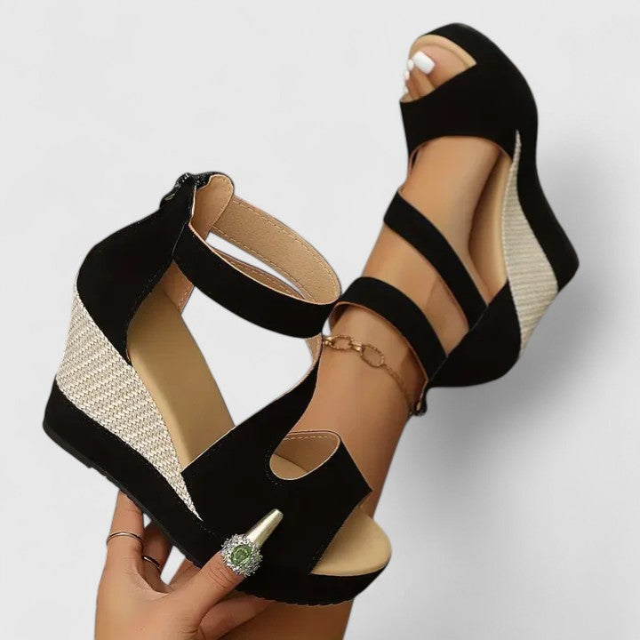 Zynavielle | Orthopedic Wedge Sandals Clara Monroe