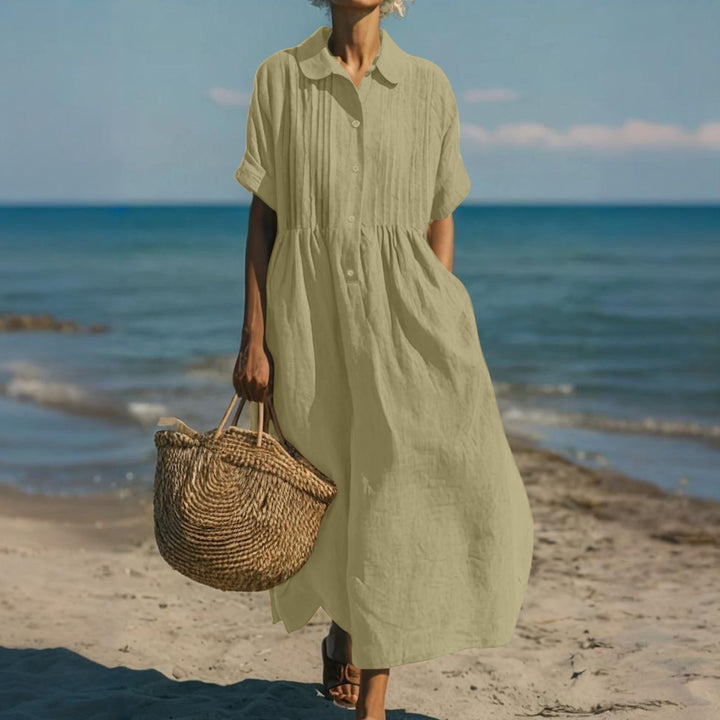 Alice | Cotton Button Shirt Dress Local Neighbours Sedona