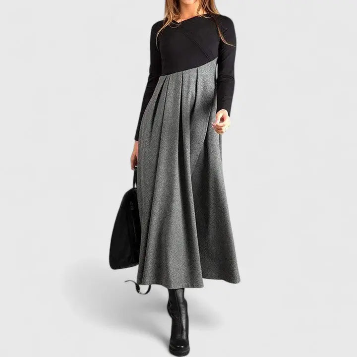 Janet | Elegant Long Sleeve Maxi Dress Clara Monroe