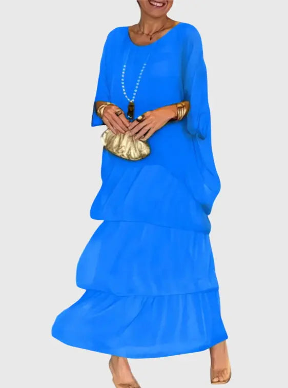 Susan™ | Long and Flowing Elegant Dress Clara Monroe