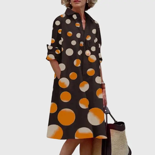 Paige™ - Elegant Dress With Pockets Clara Monroe