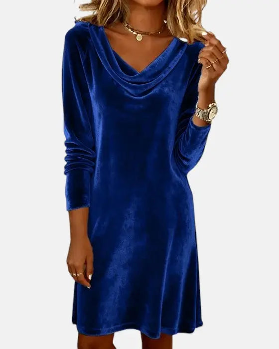 Celeste | Loose Fitting Velvet Dress Clara Monroe