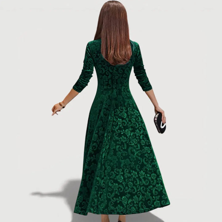 JILLIAN – ELEGANT VELVET DRESS Clara Monroe