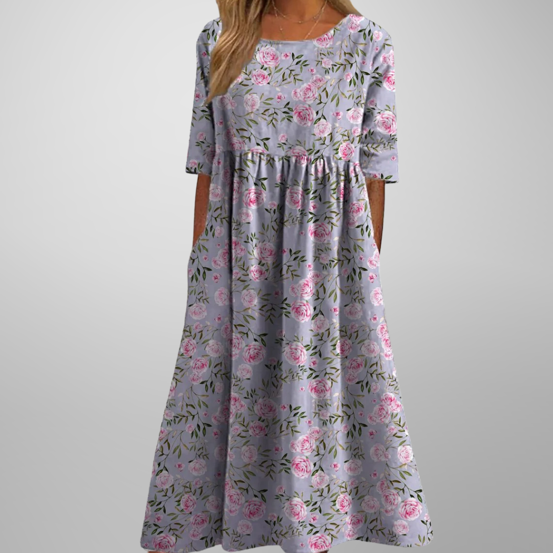 Gail™ | Relaxed Floral Midi Dress Local Neighbours Sedona