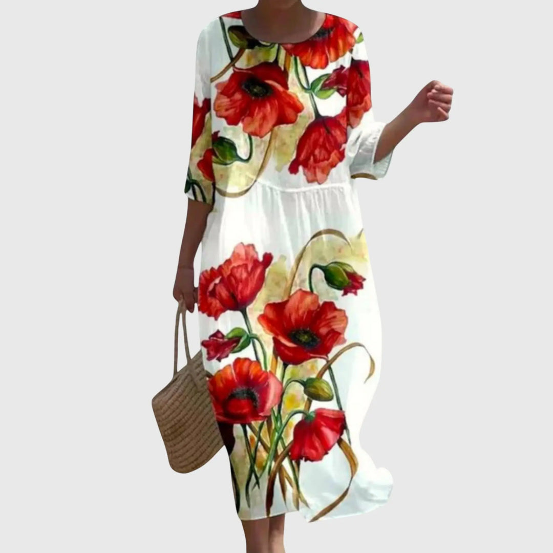 Hayley™ | Stylish Floral Maxi Dress Clara Monroe
