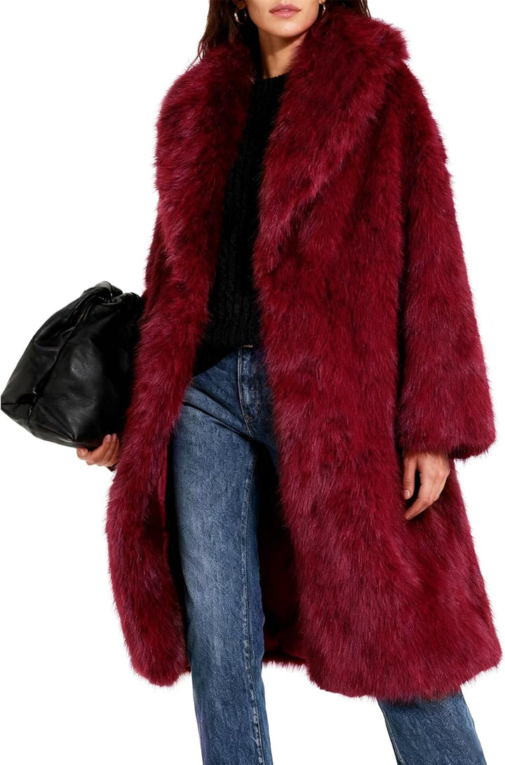 Jonalyn | Womens Long Faux Fur Coats