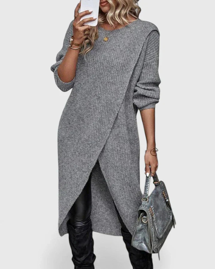 Zarymelle | Elegant Sweater Dress Clara Monroe