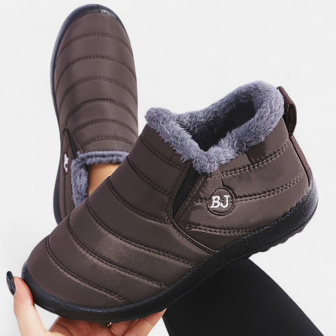 Victoria | Warm Winter Slip-On Boots.