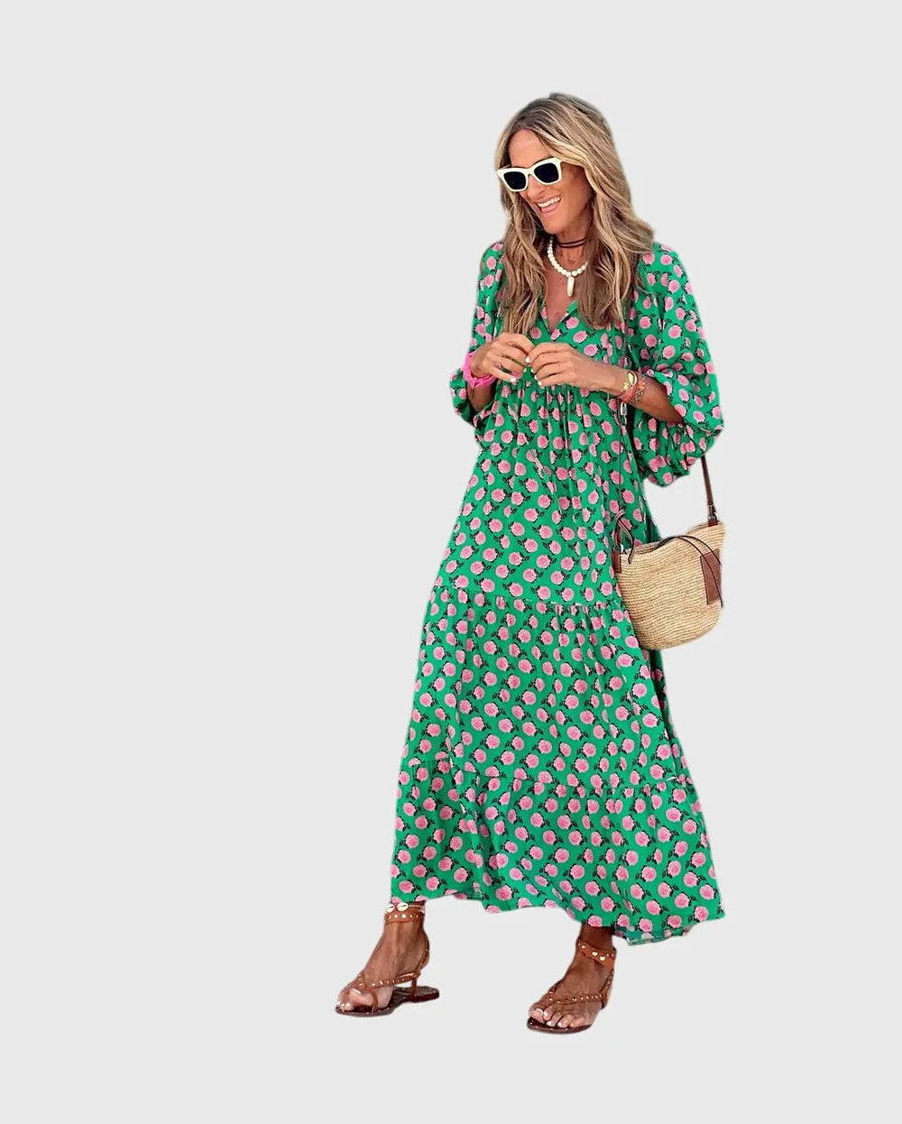 Sarah™ - Boho Maxi Dress Clara Monroe