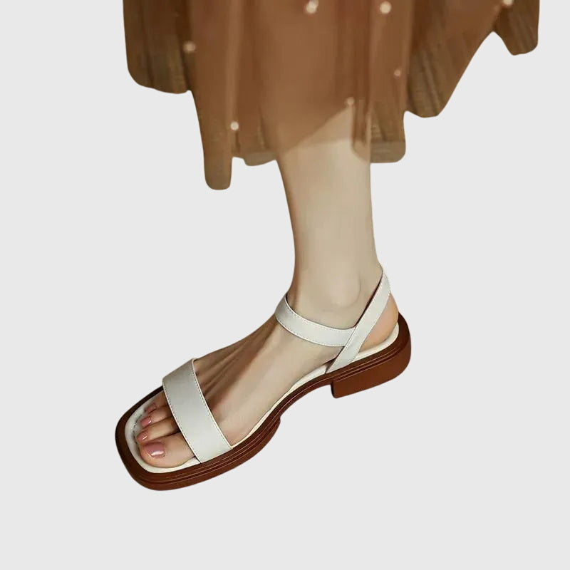 Celestia™ | Orthopedic Leather Sandals Clara Monroe