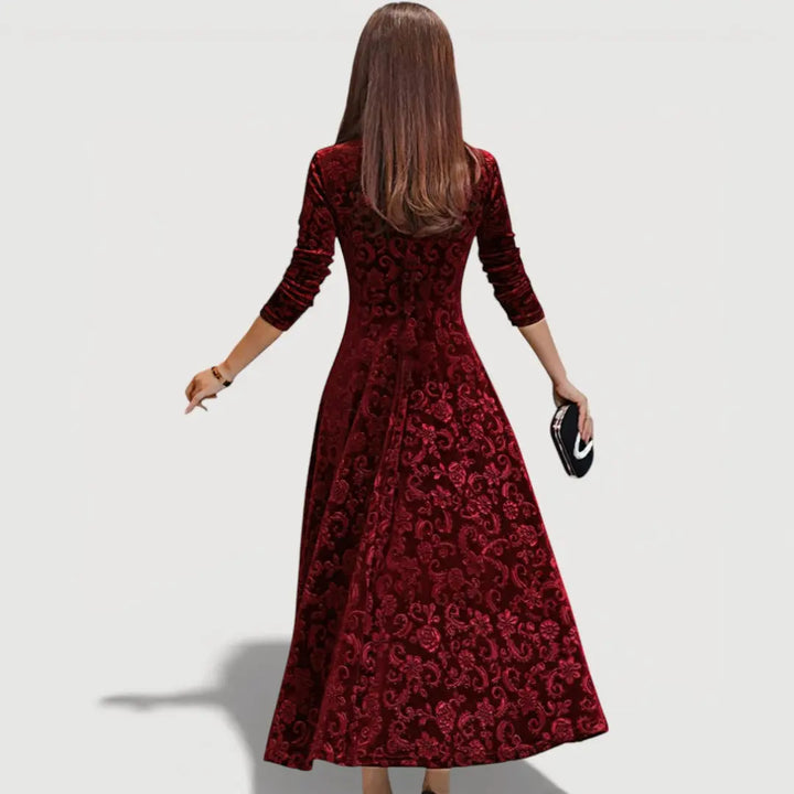 JILLIAN – ELEGANT VELVET DRESS Clara Monroe