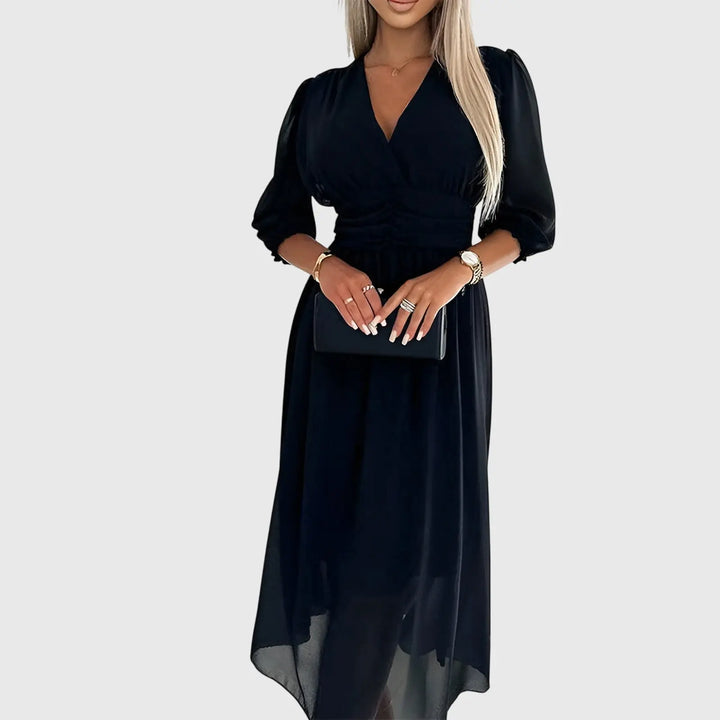 Chloe™ | Lightweight Silky Chiffon Dress Clara Monroe