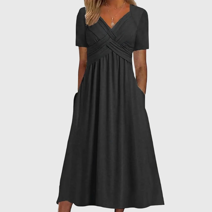 Viola™ | Midi Dress with Tummy Control Clara Monroe