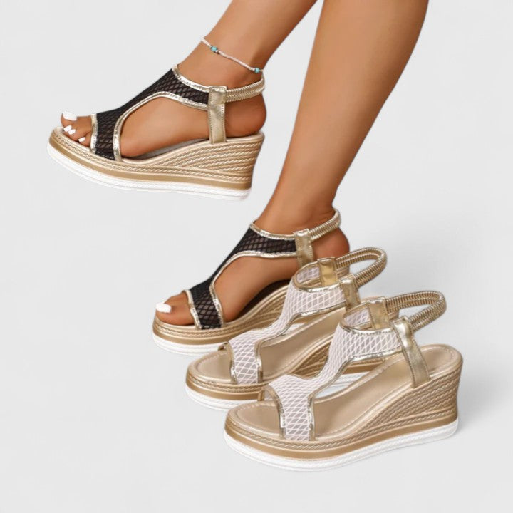 Jessica | Orthopedic Wedge Sandals Clara Monroe