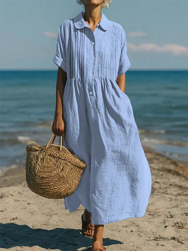 Alice | Cotton Button Shirt Dress Local Neighbours Sedona