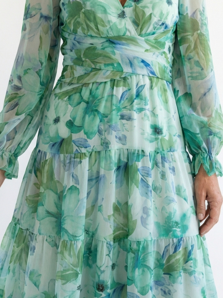 Althea | Long Sleeve Floral Maxi Dress Local Neighbours Sedona