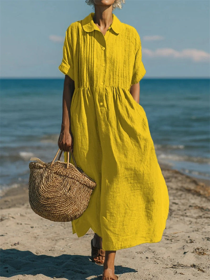 Alice | Cotton Button Shirt Dress Local Neighbours Sedona