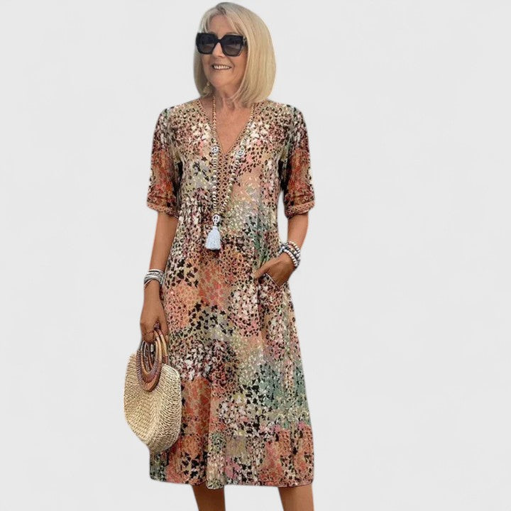 Isolde™ | Stylish Midi Dress Clara Monroe