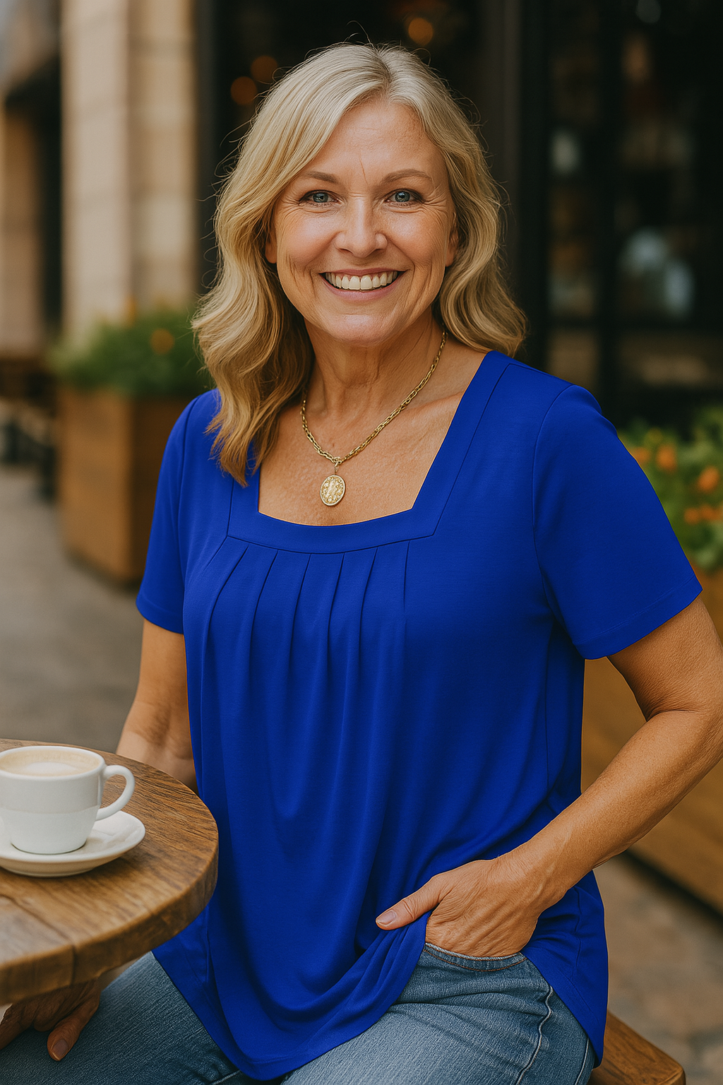 Colleen | Pleated Comfort Top - Everyday confidence (S-5XL)