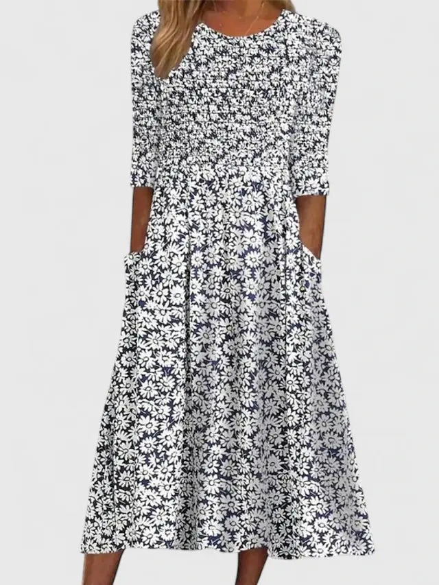Violethia | Elegant Midi Dress Clara Monroe