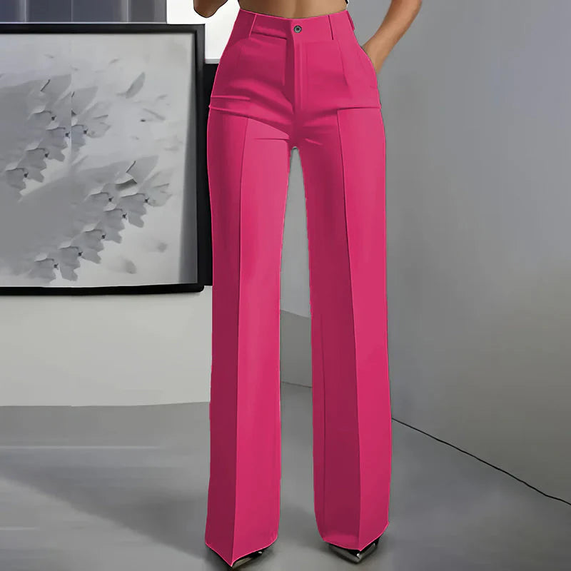 Eddi | Chic High-Waisted Pants with an Elegant Straight Cut