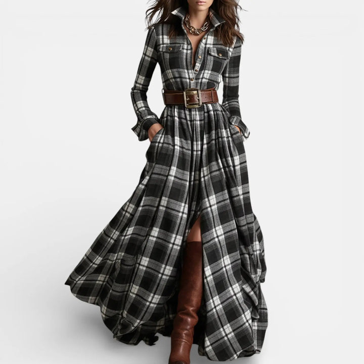Scarlett | Belted Shirt Dress Clara Monroe
