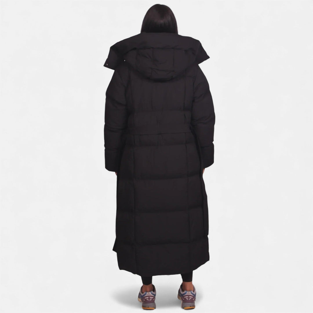 Carmen - Long Belted Puffer Coat