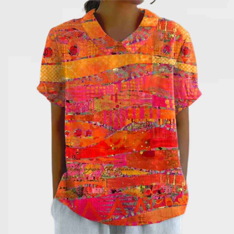 Sloane | Abstract Print Shirt