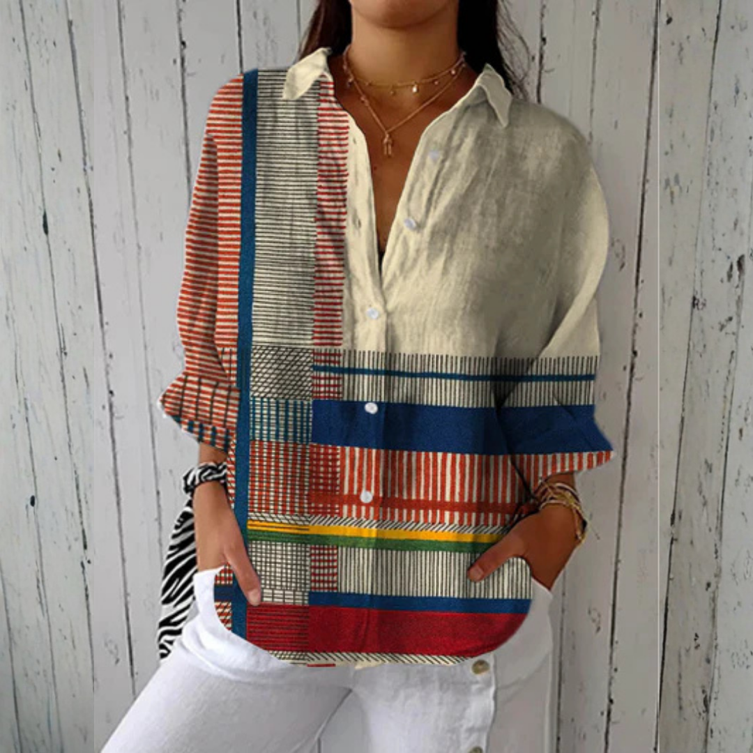 Natalie | Artistic Pattern Blouse