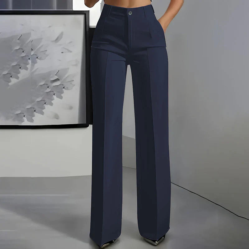Eddi | Chic High-Waisted Pants with an Elegant Straight Cut